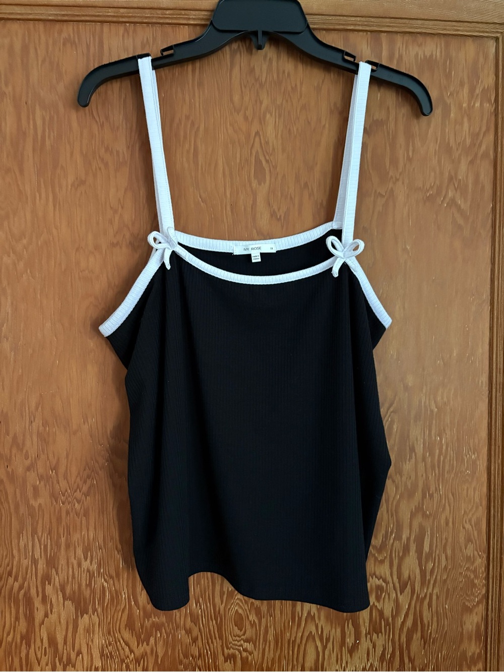 Black & White Trim Tank Top